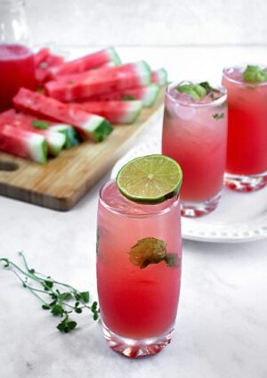 Mocktail au melon d'eau